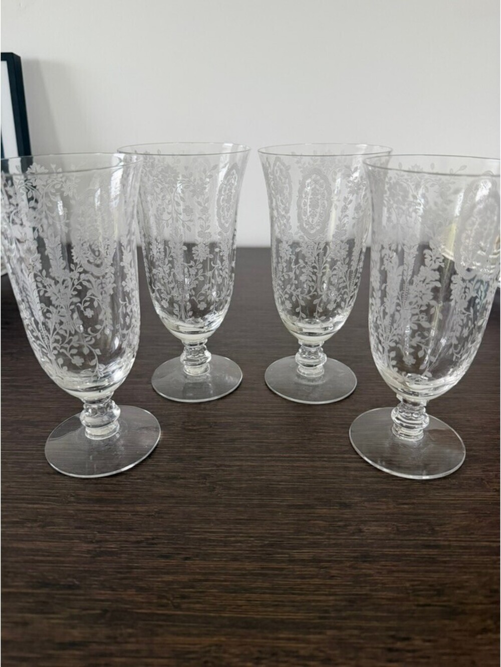 Tiffin-Franciscan, "June Night" Juice/Iced Tea Glasses